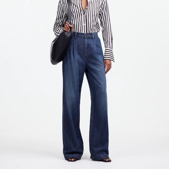 MADEWELL The Harlow Wide-Leg Jean: Airy Denim Edition - Picture 1 of 11